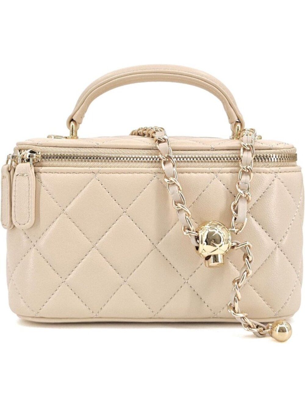 Chic Mini Quilted Lambskin Crossbody Bag | Stylish Vanity Purse for Women
